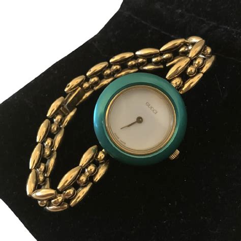 vintage gucci watch bezel|Gucci bezel watch original price.